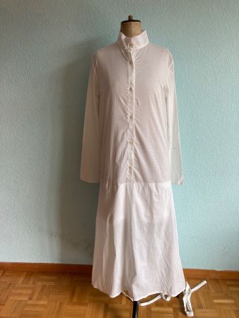 Robe chemise blanche t 38 pièce de créateur Carouge