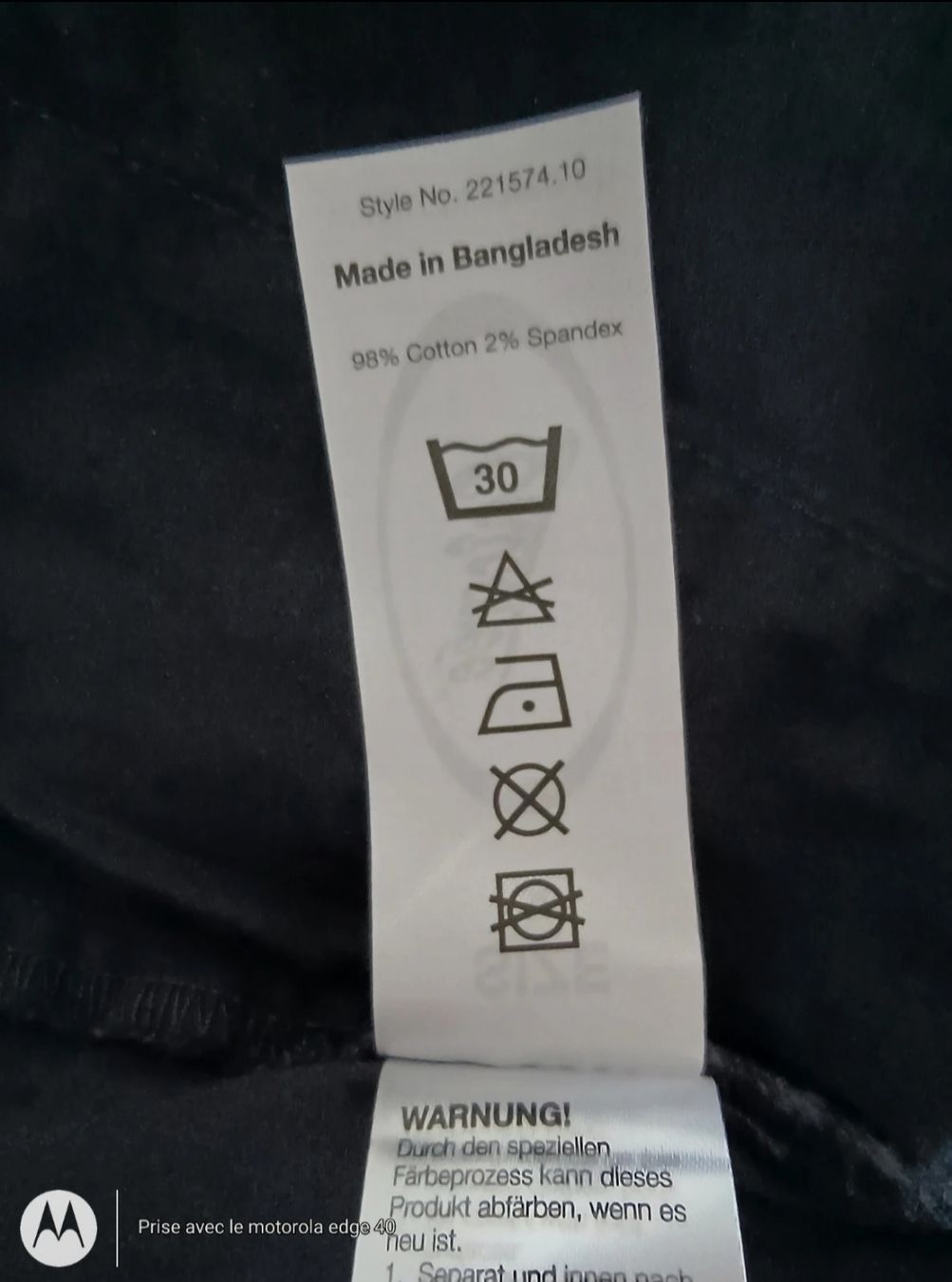 Hosen: Chicorée Short coton bleu marine 38 - Neuf – Neu und originalverpackt aus Genève von Brachiopode 7