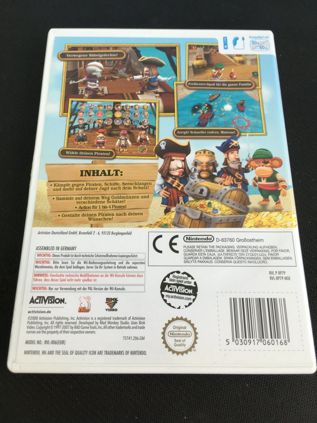 Nintendo Giochi: Piraten - Nintendo Wii – Usato da St.Gallen venduto da Punktchen01 1