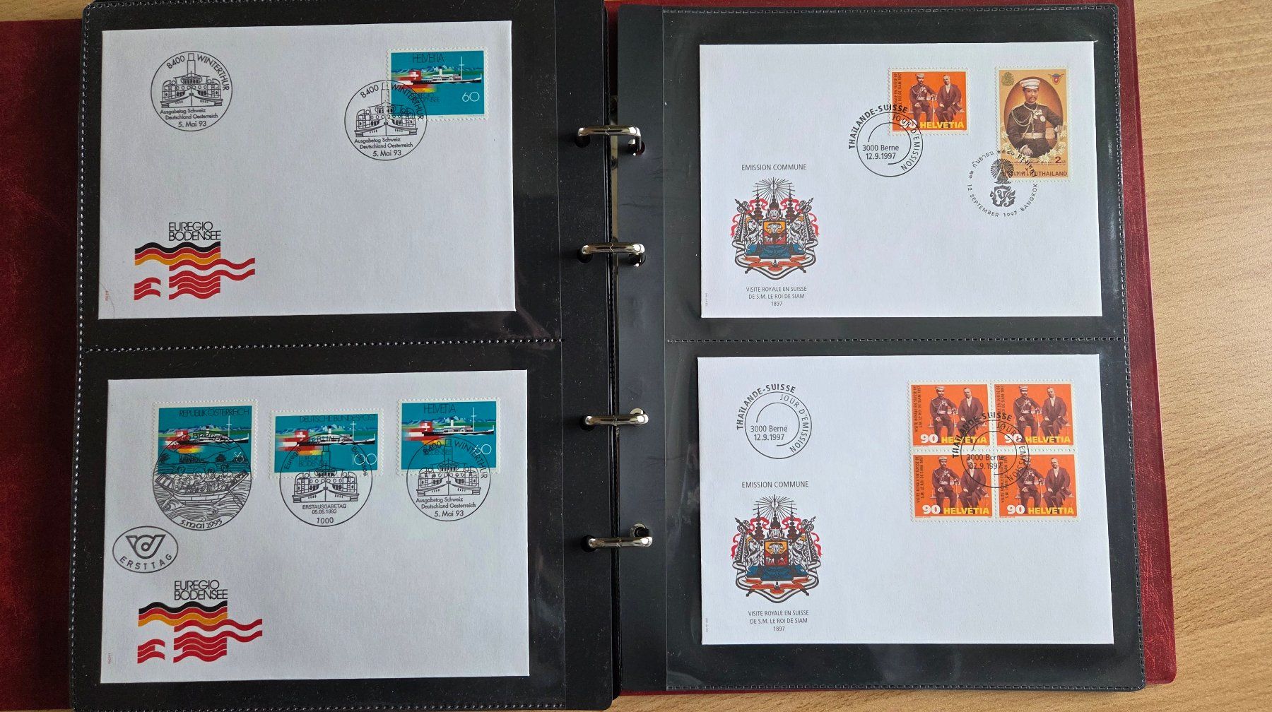 Tutti i francobolli: Album mit 56 FDC Briefen Schweiz – Usato da Muri b. Bern venduto da Nydegg3 7