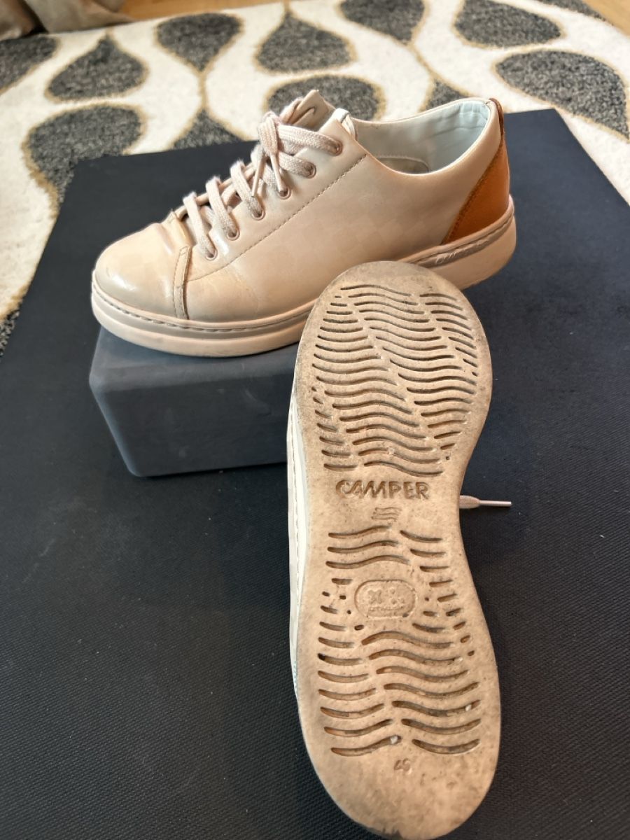 Camper Scarpe da donna: Camper Twin Leather Sneakers - Size 40 - Great Value! – Usato da Basel venduto da kst_27ts 1