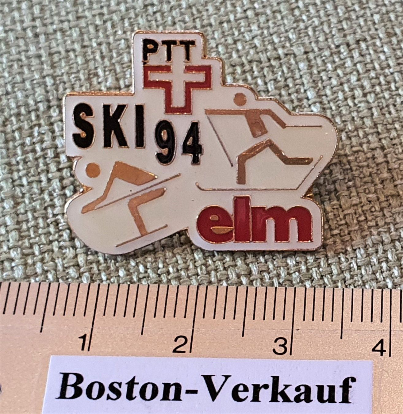 Pins: A830 - Pin PTT SKI 94 Elm & Langlauf – D'occasion à Reinach BL par Boston-Verkauf 1