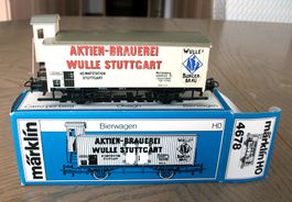 Flachdach-Bier-Güterwagen; neu & OVP