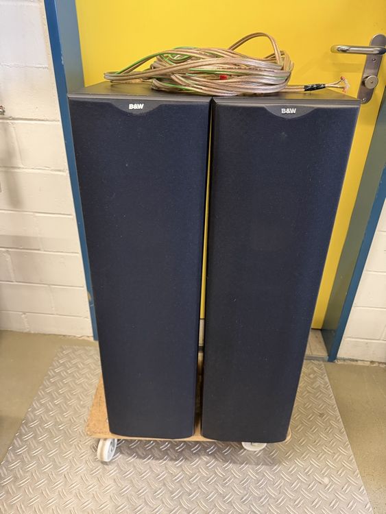 B&W DM603 Standlautsprecher Boxen Top Zustand schwarz (Gebraucht) in ...