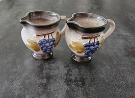 Keramik Krüge/Krug Set, Vintage, Dekorativ, Herbst-Deko