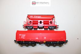 Fleischmann 5515+5386 Deutsche Bahn AG DBCargo Güterwagen DC