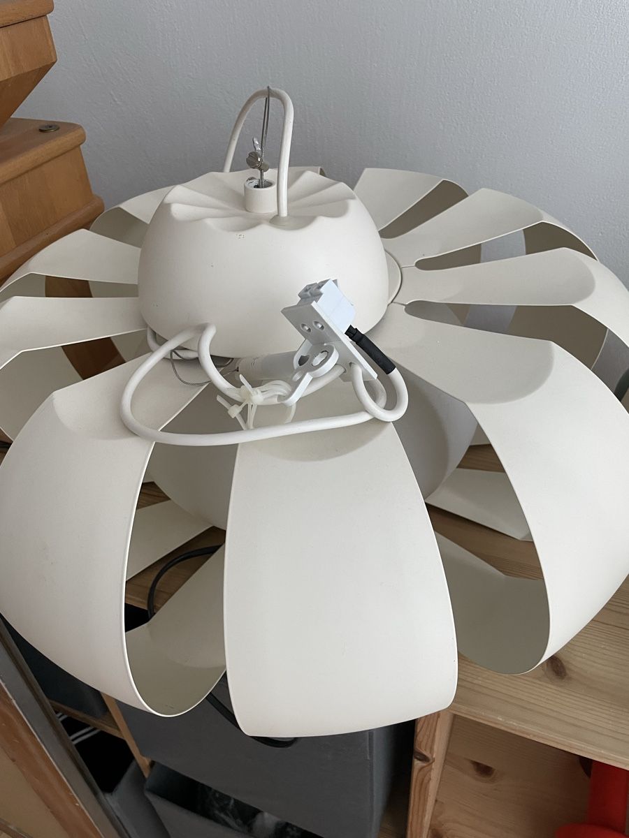Ikea Lampadari & plafoniere: Hängelampe cremeweiss Ikea Design – Usato da Chur venduto da vintage775