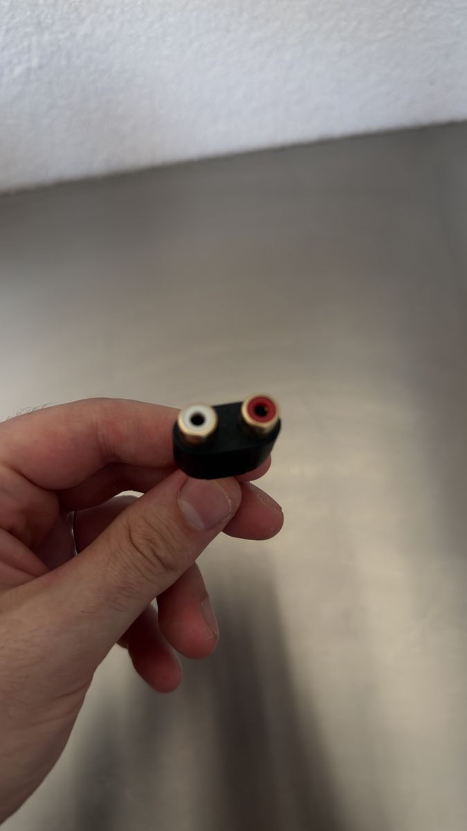 Unità & Adattatore: Adaptateur Jack 3.5mm à RCA – Nuovo (secondo la descrizione) da Vevey venduto da diogodasilva_ 1