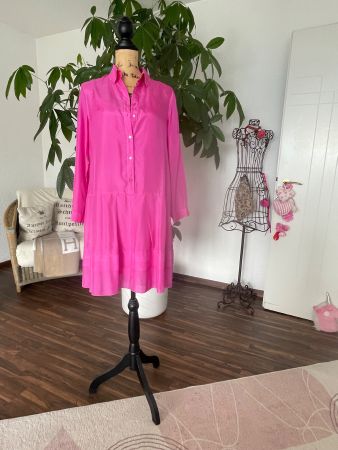 Seidenkleid in Pink Gr. 42