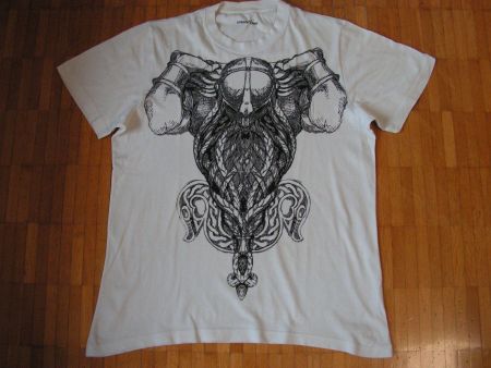 Herren T-Shirt weiss Wodan Gr. S