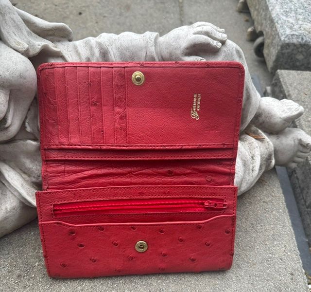 Portafogli: Straussenleder Portemonnaie – Nuovo e nell'imballaggio originale da Flawil venduto da cer_9s6p 3