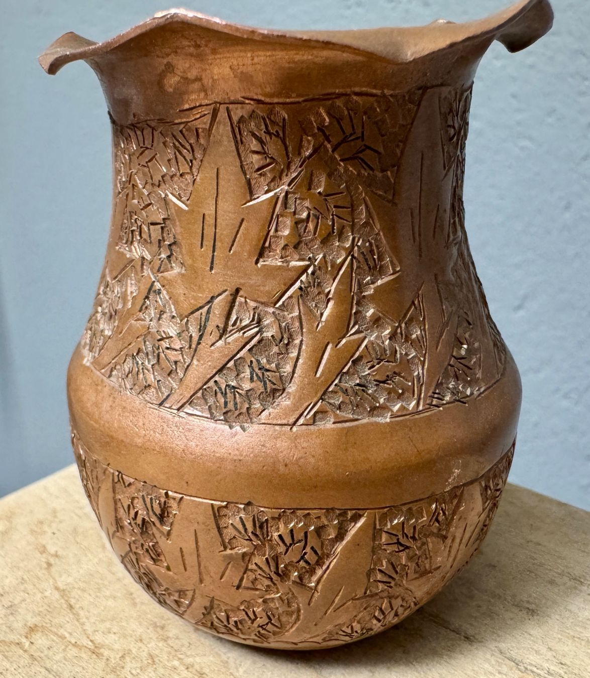 Vasi & Recipienti: Antike kleine Kupfer Vase 7 cm – Usato da Rothrist venduto da Luckywinner