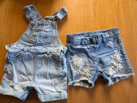 Sommer Set für Girls: Diverse Shorts & Söckli, Grösse 80/86