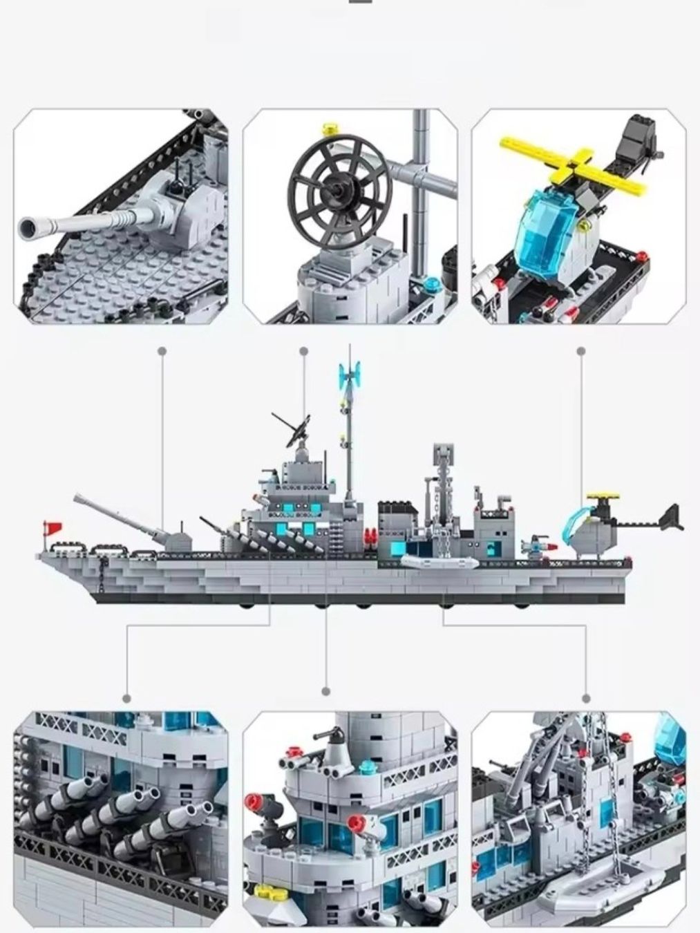 Lego Giocattoli: Lego imitat militär Schiff gross – Usato da halden venduto da ore_dbn5 1
