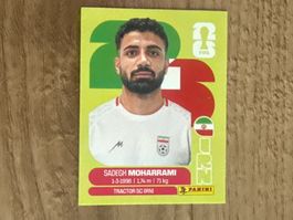 Panini FIFA WM 2026 Sticker Sadegh Moharrami Iran 9