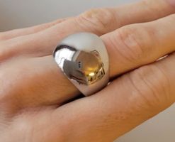 Bague en metal Taille Ajustable 54- État Neuf