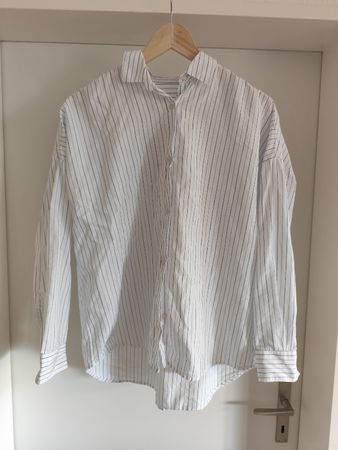 Hemd Knowledge Cotton Apparel aus Biobaumwolle/Leinen Gr. M