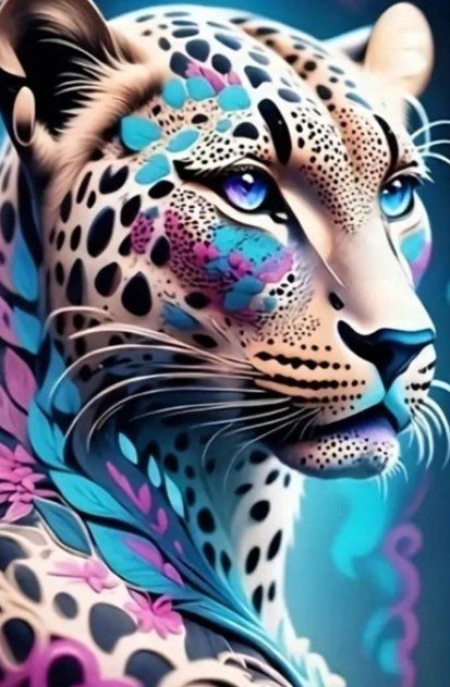 Kit bricolage: Diamond Painting Leopard-111-30x40-925 – Nuovo e nell'imballaggio originale da Obergösgen venduto da Diydiamant