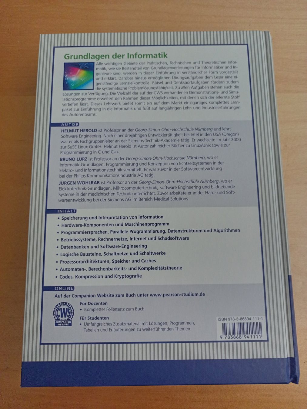 Libri: Buch, Grundlagen der Informatik – Usato da Effretikon venduto da Preisenor 1