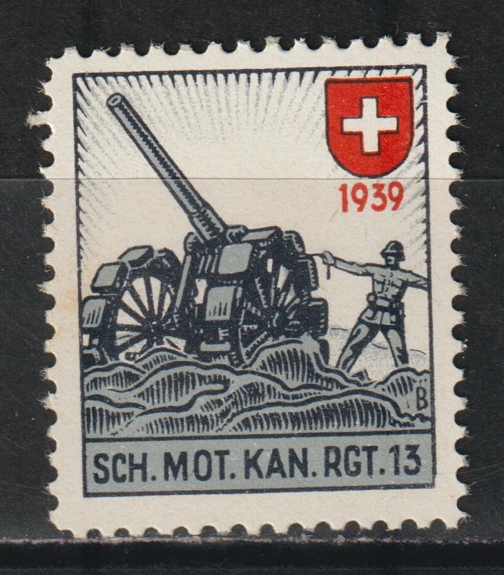 Alle Briefmarken: Artillerie Nr. 93a/1 ** – Gebraucht aus Siebnen von Fstaehli