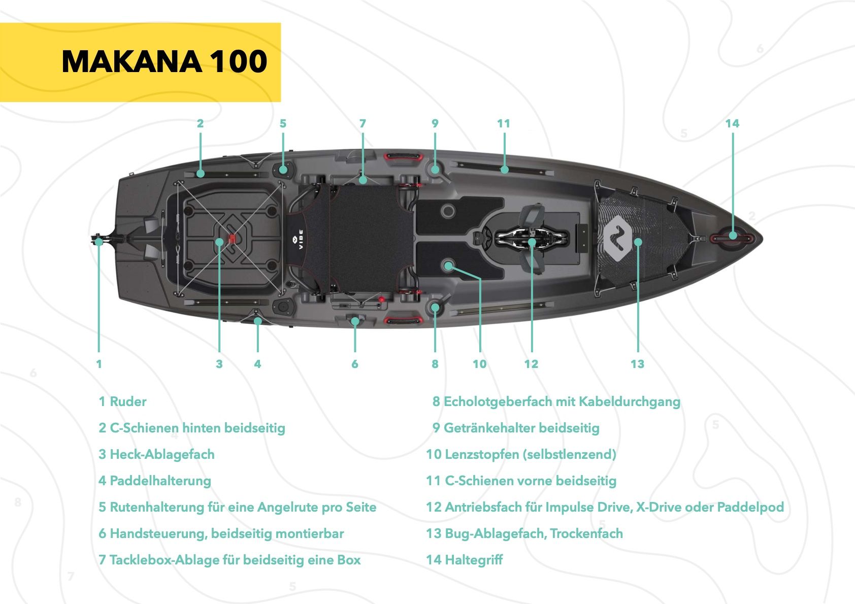 Boote: Vibe Makana 100 Angelkajak – Neu und originalverpackt aus Bätterkinden von Jaenu13 1