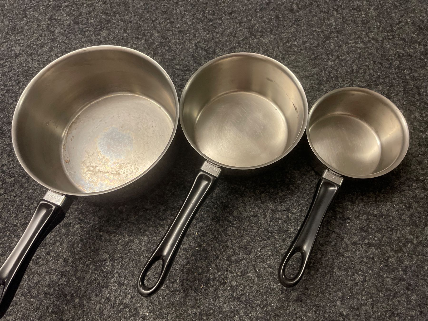 Töpfe: Sittsam Topf Set, 3 teilig, Edelstahl – Gebraucht aus Thun von BanjoDan 2