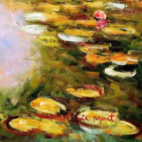 Riproduzioni & Creazioni: Claude Monet - Seerosen im Sommer – Nuovo (secondo la descrizione) da Larnaca venduto da KunstDepot24 4