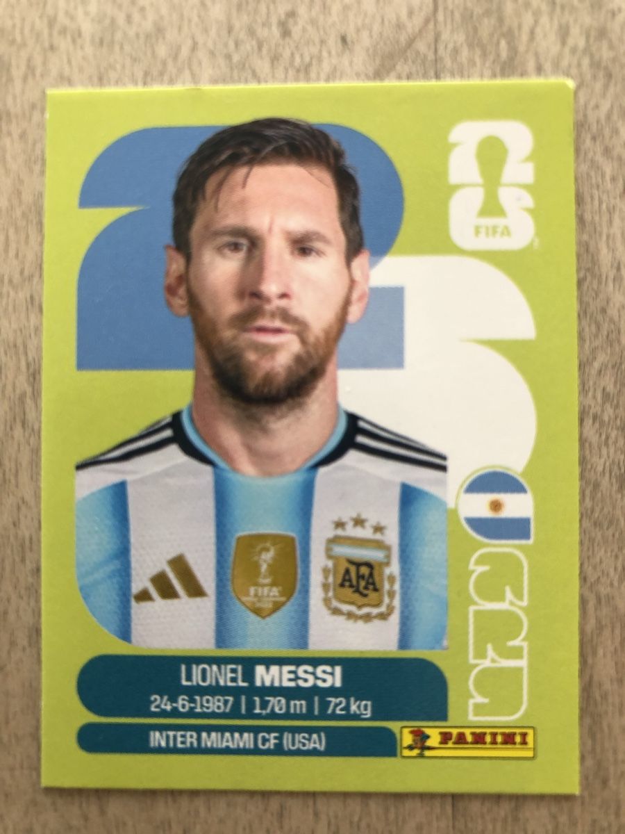 Panini Carte collezionabili: WM 2026 100 Sticker Messi  dabei – Nuovo (secondo la descrizione) da Freienbach venduto da Meirikas 1