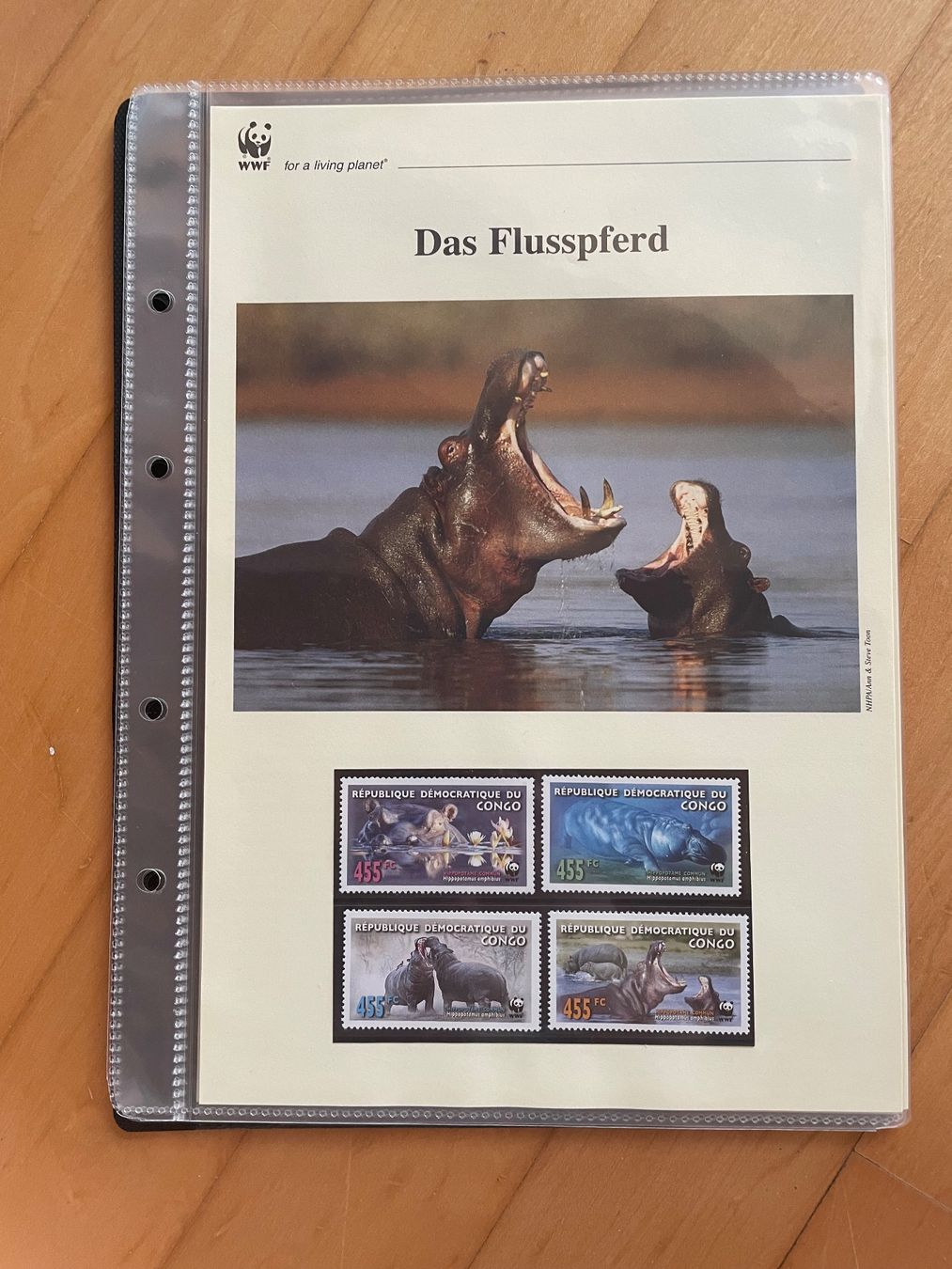 Tutti i francobolli: WWF Set "Das Flusspferd" – Usato da Altdorf UR venduto da mic_z8bj