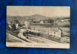 Ansichtskarte Bressonaz. Bahnhof mit Zug, gest.1910