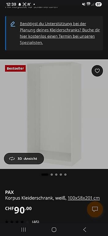 Armadi: Pax Korpus 201x100 mit Inhalt – Usato da Flüelen venduto da Chuanita1