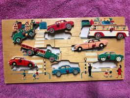 Holz kinder Puzzle spiel Fahrzeuge