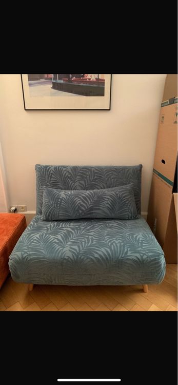 Divanetto Nio Divano Divanetto Pieghevole Posti Verde Acqua Nio