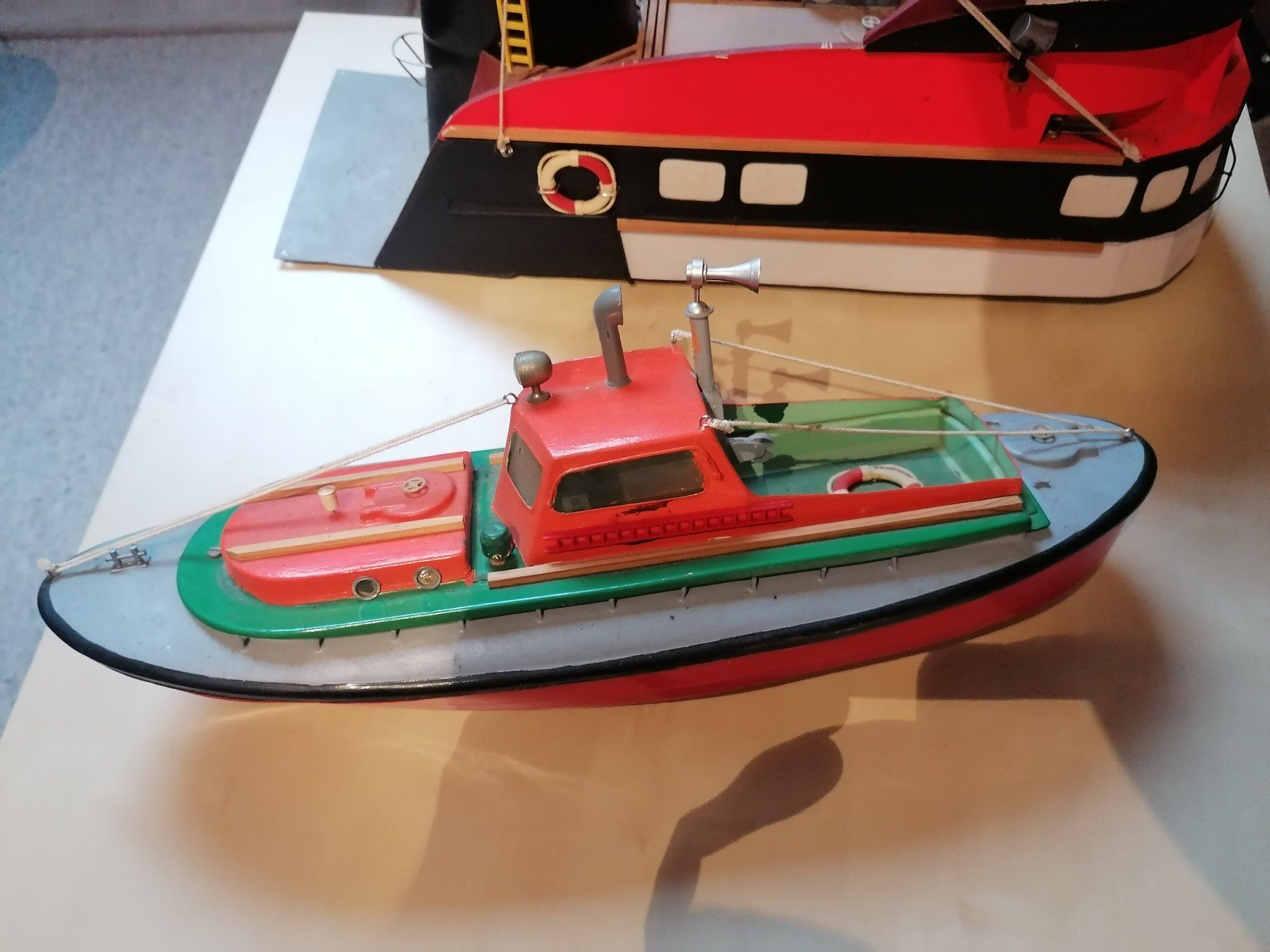 Graupner RC Modellbau: Rc Boot, Graupner, A. Bermpohl Seenotkreuzer , Winterprojekt – Defekt aus Romanshorn von  4