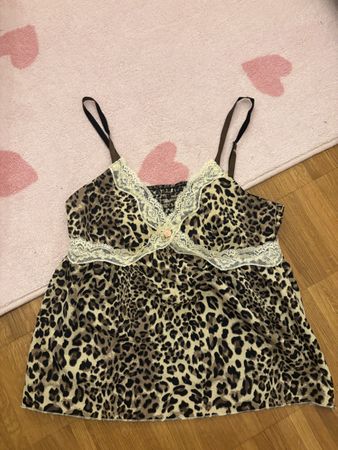 Leopardenmuster Top, Grösse S, ideal für den Sommer!