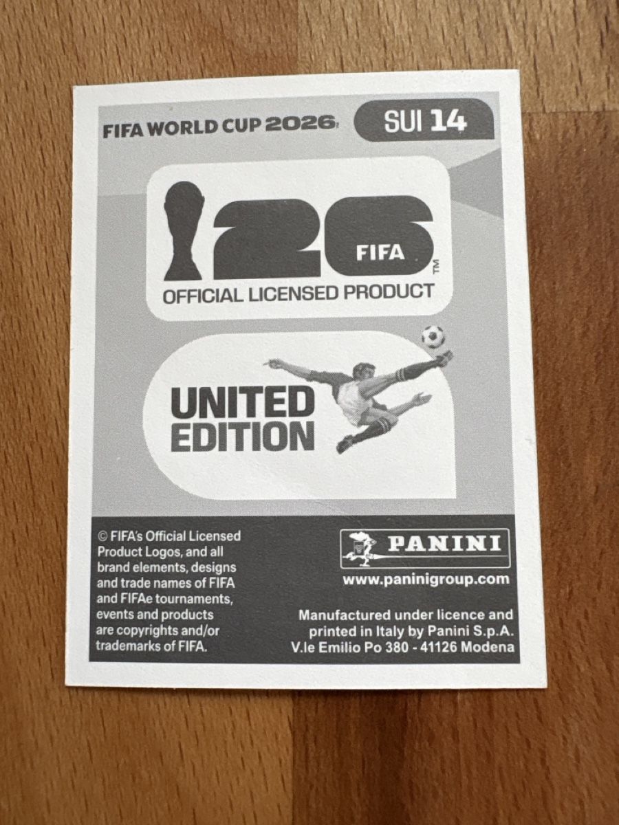 Panini Cartes à collectionner: Panini Sticker SUI 14 – Neuf (Voir description) à Hirschthal par Heimo8 1