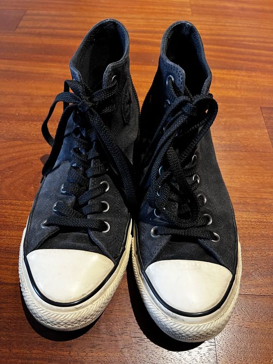 all star leder schwarz