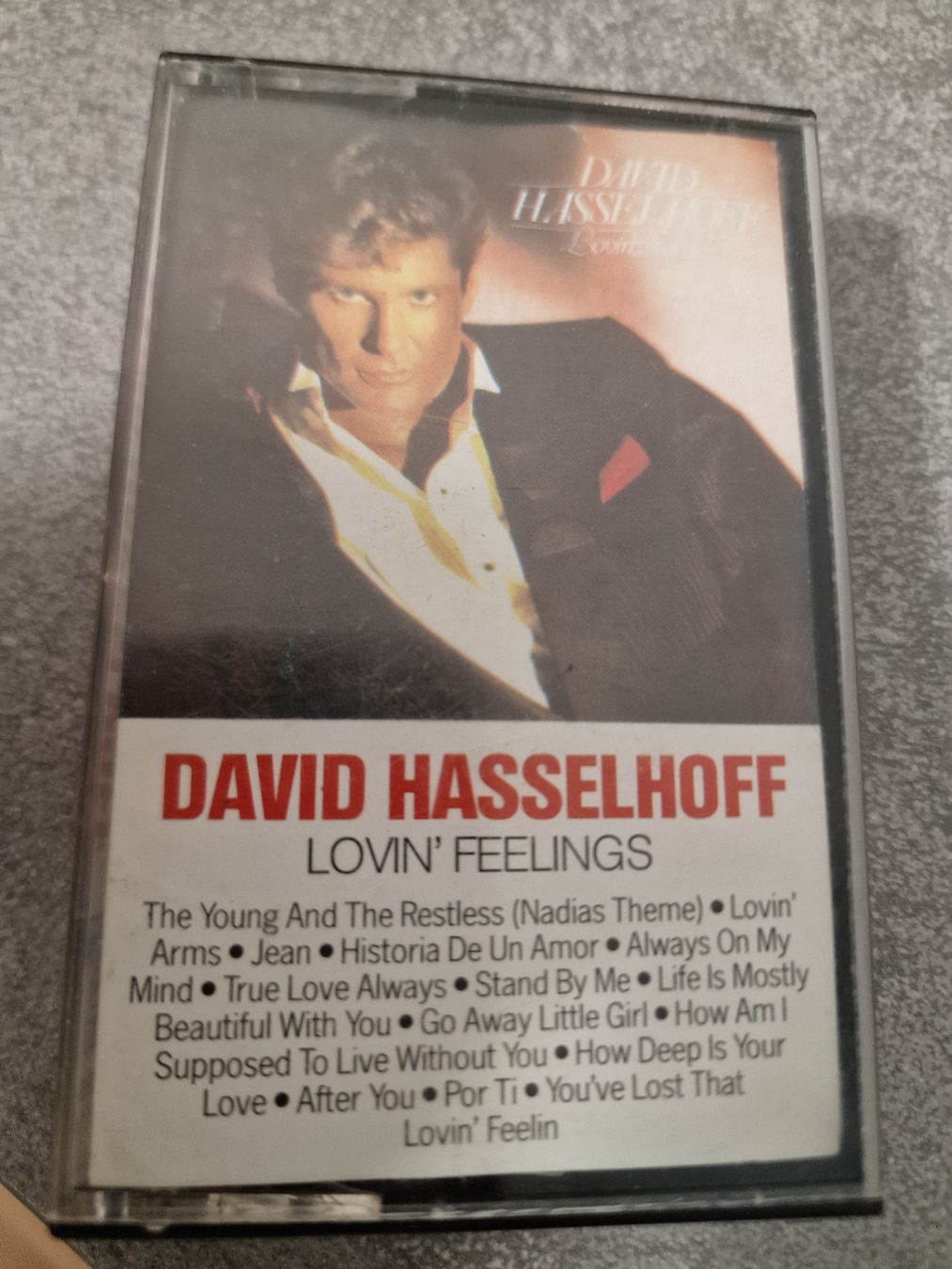 Musicassette: David Hasselhoff - Lovin' Feelings Cassette Année 80s – Usato da La Chaux-de-Fonds venduto da Ric_m628