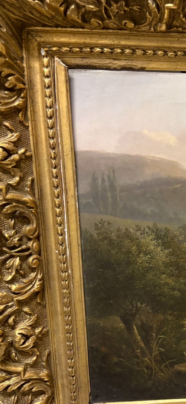 Dipinti: Landschaft, von Jules Joseph Ducorron, 1846 – Usato da Gattikon venduto da mo.suter 9