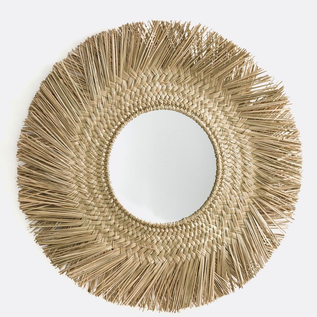 Miroirs: Spiegel mit Bastrahmen Ø 90cm – Neuf (Voir description) à Meilen par SabrinaK1992 4