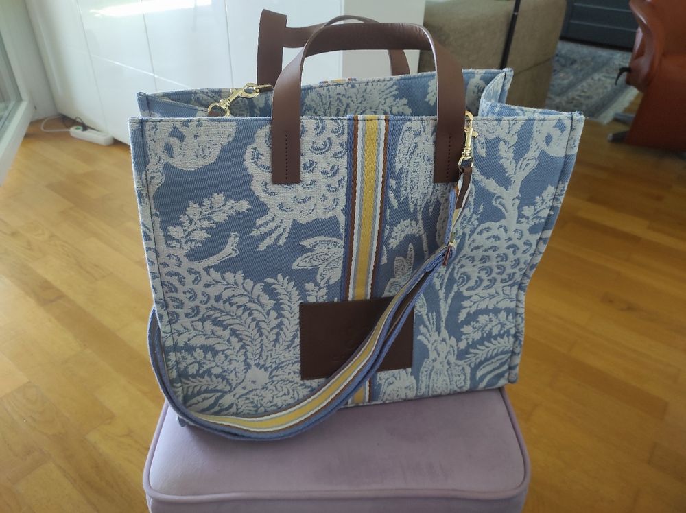 Neuwertiger CODELLO Shopper Canvas/Leder (Neu (gemäss Beschreibung)) in ...