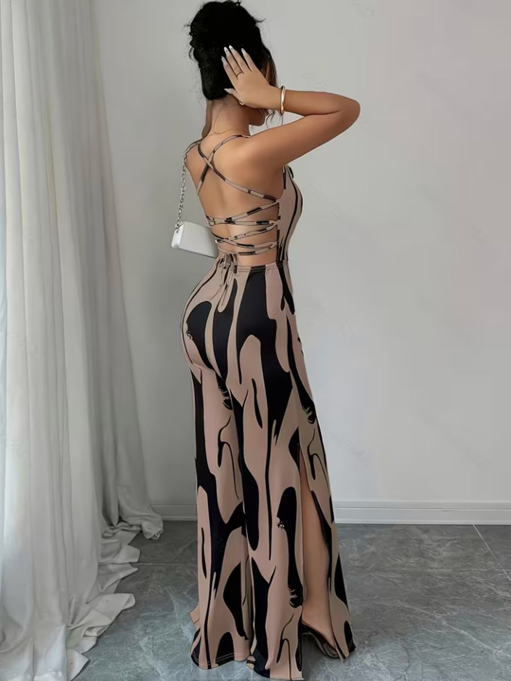Tute: Eleganter Overall mit Allover-Muster – Nuovo e nell'imballaggio originale da Reinach BL venduto da Deinfashion 1