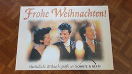 last Christmas - Weihnachten Bild antik Vintage 1980er Jahre