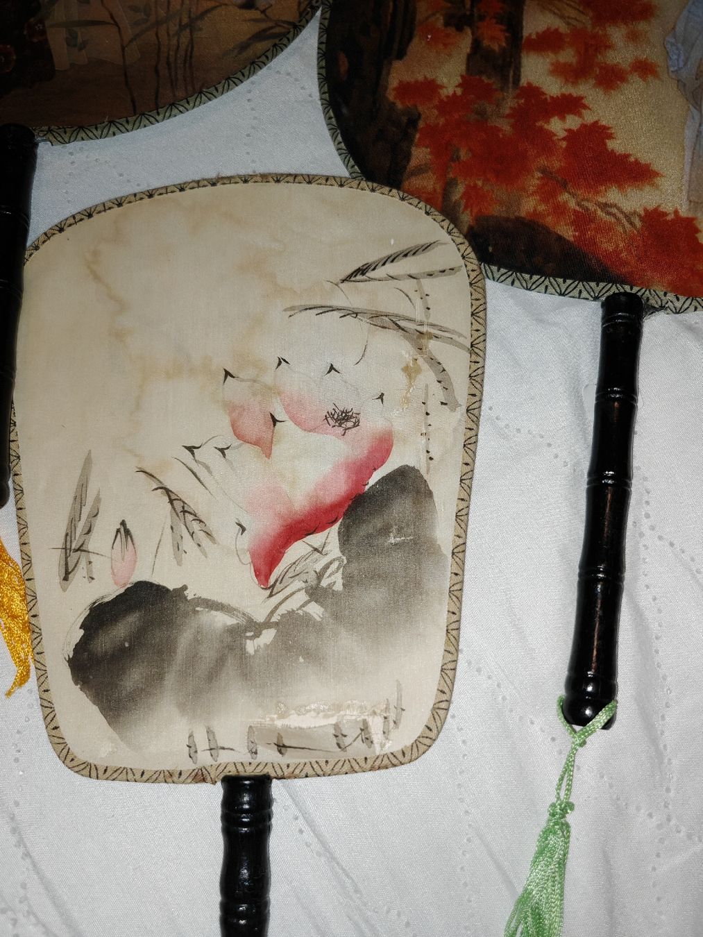 Tutte le decorazioni: Lot de 3 éventails asiatiques vintage  – Usato da Orbe venduto da Grainderiz982 7