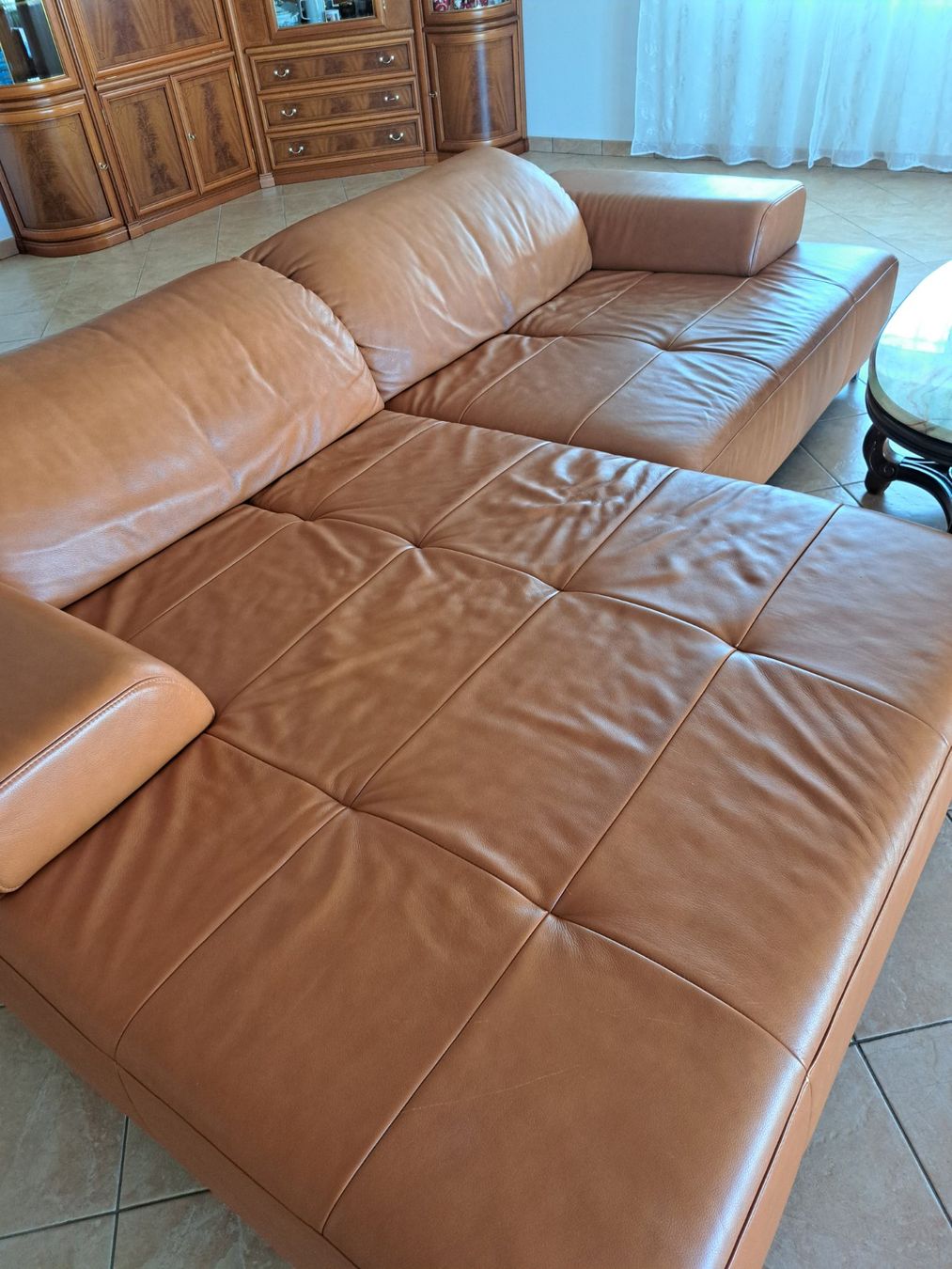 Divani: Canapé de salon en vrais cuir... – Usato da Bassecourt venduto da Lupomiki1 1