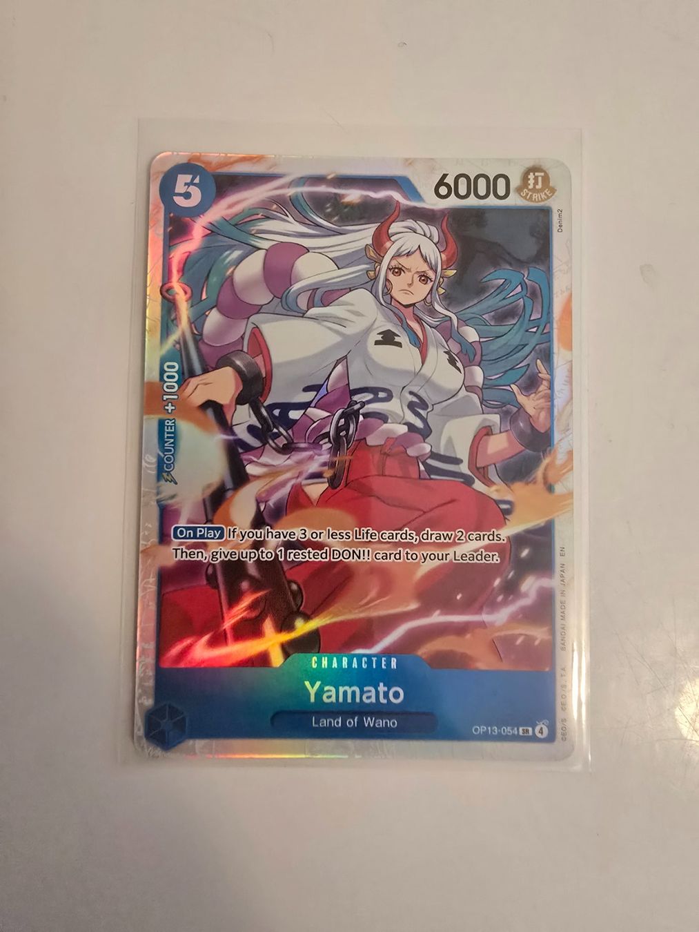 Bandai Carte collezionabili: Yamato OP13-054 SR – Nuovo (secondo la descrizione) da Chur venduto da Casdo
