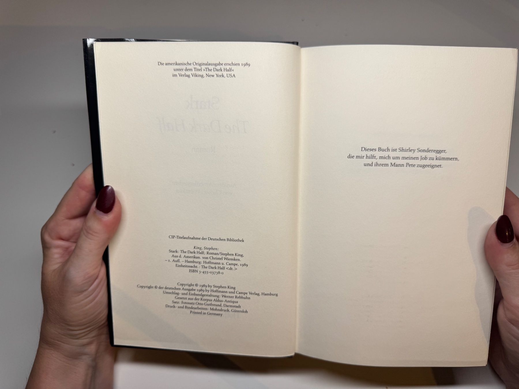 Bücher: ROMAN: Stephen King, Stark The Dark Half – Gebraucht aus Grosswangen von Deutsche_Romane 3