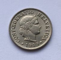 1949 5 Rappen unz