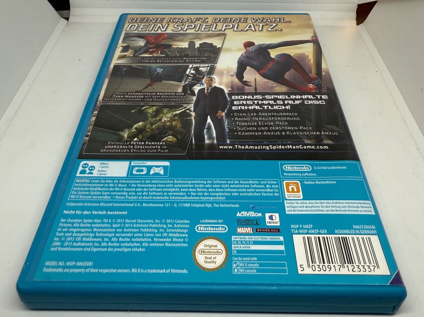 Nintendo Giochi: Spiderman WII U Nintendo – Usato da Dietlikon venduto da NESFEVER 1