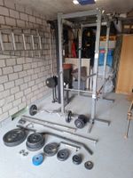 Kraftstation, Home-Gym komplett, Rack mit Kabelzug